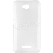 Pouzdro JELLY Case Metalic HTC Desire 616 bílé