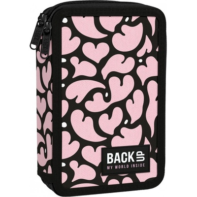 BackUP - Пълен несесер с 2 ципа Hearts 6 DW 37