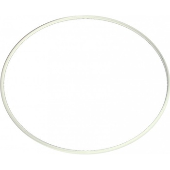 Kovový kruh na lapač snů Ø28 cm bílý