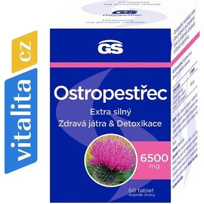 GS Ostropestřec 6500 mg 2 x 60 tablet