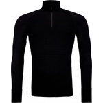Ortovox Мъжко мериносово термобельо Ortovox 230 Competition Zip Neck Merino base layer - Black Raven (015-1362-0113)