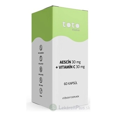TOTO AESCÍN 30 mg + VITAMÍN C 30 mg 60 kapsúl