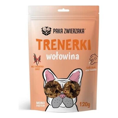 PAKA ZWIERZAKA Hovädzí tréneri pre psov 120 g