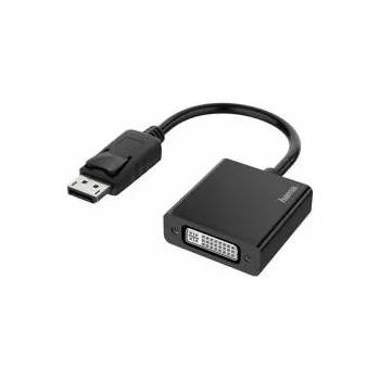 Hama Адаптер HAMA DisplayPort мъжко - DVI женско, Ultra-HD 4K, Essential, Черен, HAMA-200336