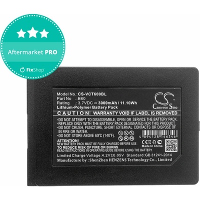 Baterie pro Vectron Mobilepro 3, Vectron Mobilepro III, 3000mAh, Li-Pol, 3.7V, B60, HQ