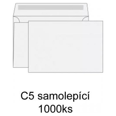 Obálka C5 bílá KRPA samolepící