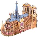 Woodcraft construction kit Woodcraft Дървен 3D пъзел Катедрала Нотр Дам (DL-G060)