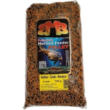 BUKI-MIX Premium Method Feeder pelety 750g 2mm Halibut-čokoláda pomeranč