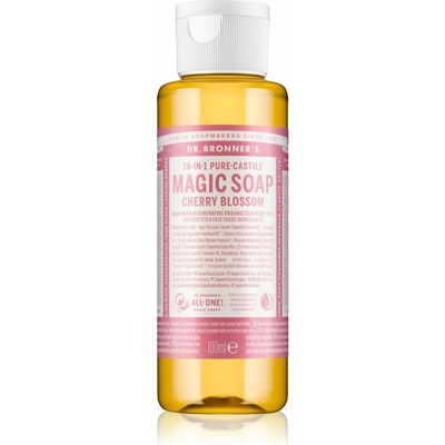 Dr. Bronner’s tekuté mydlo Cherry Blossom 100 ml
