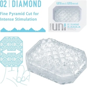 TENGA Релефен и компактен унисекс стимулатор Tenga Uni Diamond