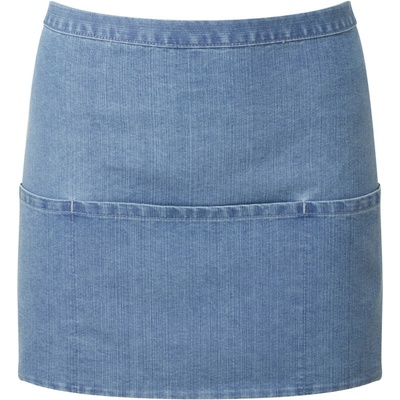 Premier Zástěra Colours PR 155 do pasu s kapsou krátká COT390155m1099-blue denim
