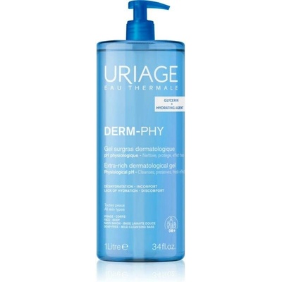 Uriage DERM-PHY Extra Rich Dermatological Gel jemný čisticí gel 1000 ml