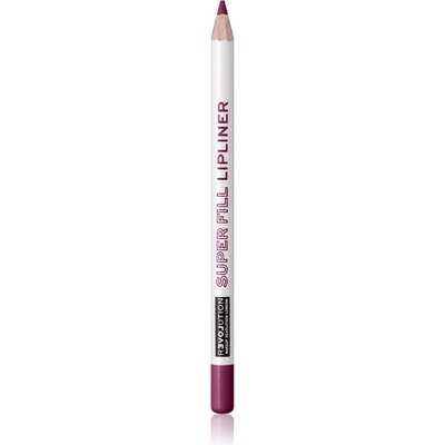 Revolution Relove Super Fill kontúrovacia ceruzka na pery Super dark burgundy 1 g