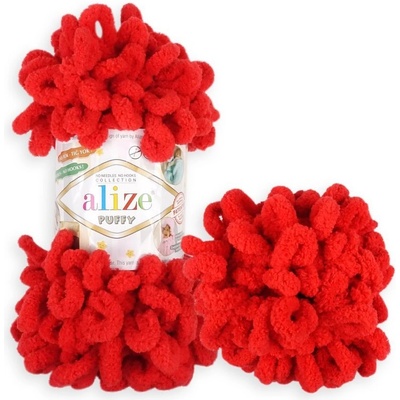 Alize Puffy 56 červená