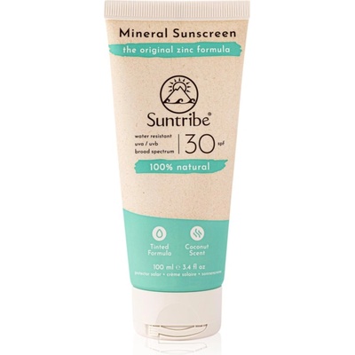 Suntribe Mineral Sunscreen слънцезащитен крем с минерали SPF 30 100ml