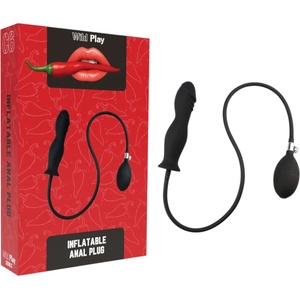 Wild Play Erospace Wild Play - надуваем анален плъг (черен)