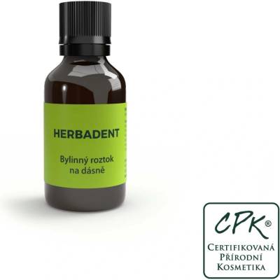 HERBADENT Bylinný roztok na dásně 25 ml