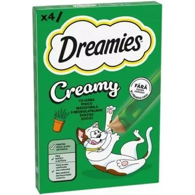 Dreamies pochúťka creamy catnip 40 g