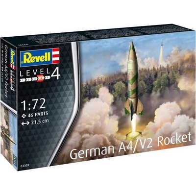 Revell Plastic ModelKit raketa 03309 Germánium A4/V2 Rocket 1:72