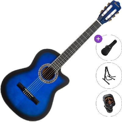 Pasadena PCC-10 Standard SET 4/4 Blue Burst Класическа китара