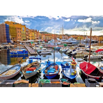 Image 1 of Bluebird Puzzle - Puzzle The Colorful Port of Saint-Tropez - 1 000 piese