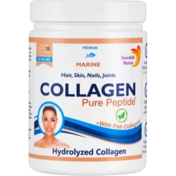 Swedish Nutra Collagen Pure Peptide 10000 mg | Marine Collagen [300 грама] Неовкусен