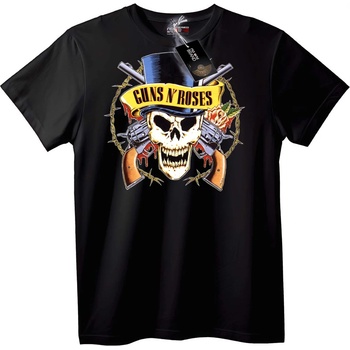 NOONEBRAND Тениска Guns N' Roses Skull - 6XL, Black