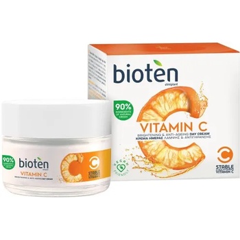 Bioten Cosmetics Vitamin C Brightening & Anti-Ageing Day Cream - Дневен крем против стареене с витамин C, 50мл