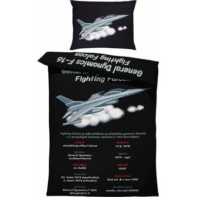 Impar Obliečky F16 Fighting Falcon 140x200 70x90