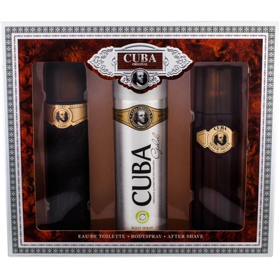 Cuba Gold EDT 100 ml + EDT 20 ml + EDT 35 ml darčeková sada