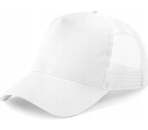 Beechfield Snapback Trucker biela