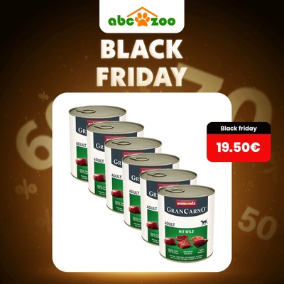 Animonda Gran Carno Original Adult hovädzie mäso a zverina 6 x 800 g