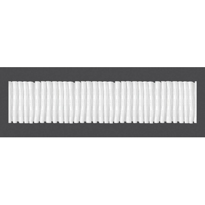 MAGAM Záclonová řasící páska, stuha F1, univerzální řasení, bílá, tužší, šířka 6cm (v metráži) – Sleviste.cz