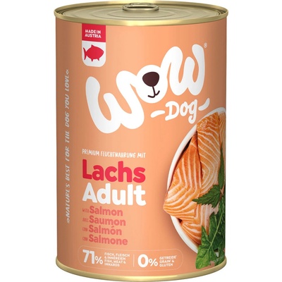 WOW Adult losos s rajčaty 400 g