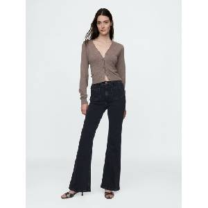 GAP Дънки High Rise '70s Flare GAP GAP | Cheren | ЖЕНИ | 29REG