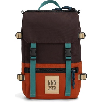Topo Designs Дневна раница Topo designs Rover Pack Mini Recycled Daypack - Clay / Chocolate - размер One Size (502-8703-1411)