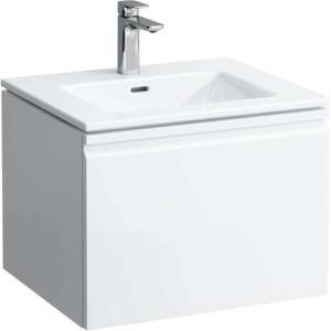 Laufen Pro S - Шкафче с умивалник, 60x50 см, 1 чекмедже, лъскаво бяло H8609614751041 (H8609614751041)