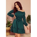 Numoco dámske šaty Daisy 265-1 tmavozelené