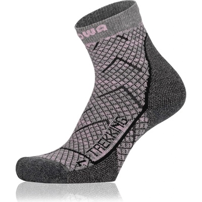 Lowa Детски спортни чорапи Lowa Kid's Short Sports socks - Mixed Grey / Rose - размер 31/32 (EU) (201-9522-0311)