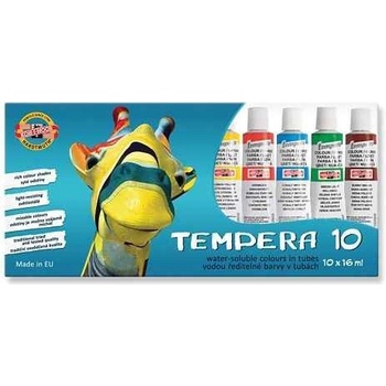 Temperové farby 16ml 10 farieb