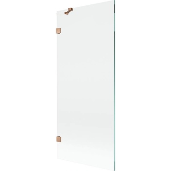 Mexen Lunar еднокрил параван за вана 80 x 150 cm, прозрачен, матирана мед - 897-080-000-65-00 (897-080-000-65-00)