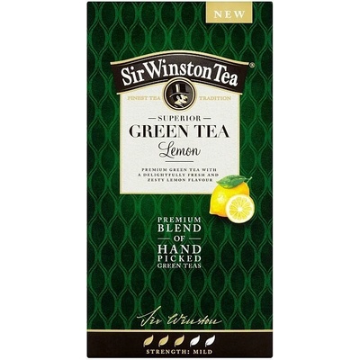 Sir Winston Tea Green Tea Lemon 20 vrecúšok 35 g