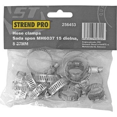 Spony na hadici, sada 8-27mm, 15ks