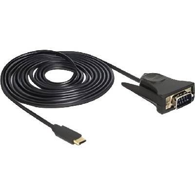 Delock 62964 USB-C - DB-9, 1,8m, černý