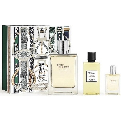 Hermès Terre d`Hermes Eau Givree Подаръчен комплект за мъже Размер EDP 100 ml + EDP 12.5 ml + душ гел 80 ml