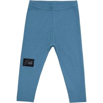 Esito Rostoucí žebrované legíny Color Denim blue modrá