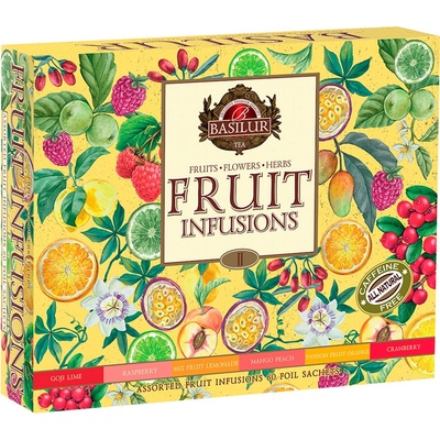 Basilur Fruit Infusions Assorted Vol.III přebal 60 gastro sáčků