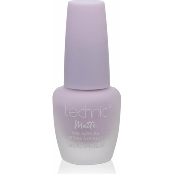Technic Cosmetics Matte Nail Varnish dlouhotrvající lak na nehty s matným efektem odstín Lavender 12 ml
