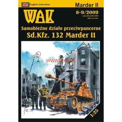 Papierový model Sd.Kfz. 132 Marder II + Laserom rezané doplnky