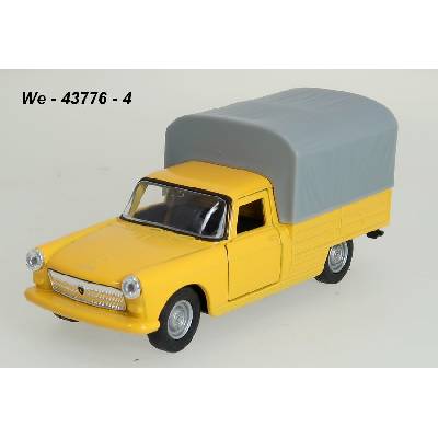 Welly Peugeot 404 Pick Up 1968 yellow code 43776 modely aut 1:34